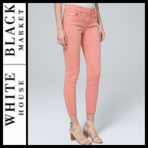 NWT WHBM Mid-Rise Skinny Crop Jean